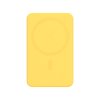 Внешний аккумулятор Largo PD 5000mAh с функцией беспроводной зарядки 15W, желтый