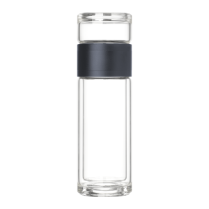 Бутылка стеклянная с двойными стенками Terso, синяя Бутылка стеклянная с двойными стенками Terso, синяя