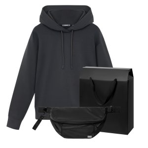 Набор с одеждой ALEX (худи, поясная сумка), черный, L Набор с одеждой ALEX (худи, поясная сумка), черный, L