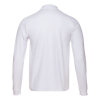 Рубашка поло мужская STAN длинный рукав хлопок/полиэстер 185, 104S, Белый