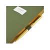 Ежедневник недатированный А5 Verde с нашивкой, зеленый