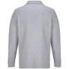 Рубашка поло унисекс с длинным рукавом Pacific LSL, серый меланж