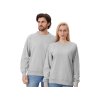 Свитшот оверсайз с рукавом реглан Belgrade, унисекс, серый меланж