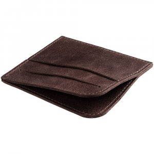 Чехол для карточек Apache, темно-коричневый