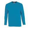 Футболка мужская с длинным рукавом Monarch, голубая Футболка мужская с длинным рукавом Monarch, голубая