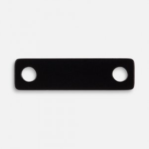 Шильдик металлический Alfa Liten, черный