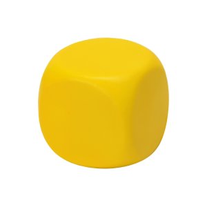 Антистресс Кубик, желтый Антистресс Кубик, желтый