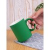 Кружка Promo Soft c покрытием софт-тач, зеленая