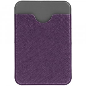 Чехол для карты на телефон Devon, фиолетовый с серым