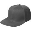 Бейсболка Snapback с прямым козырьком, серая