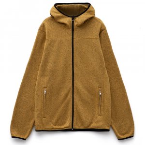 Куртка с капюшоном унисекс Gotland, горчичная Куртка с капюшоном унисекс Gotland, горчичная