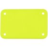 Лейбл из ПВХ Kreta, S, желтый неон