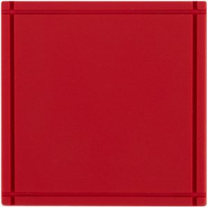 Лейбл из ПВХ Dzeta, L, красный Лейбл из ПВХ Dzeta, L, красный