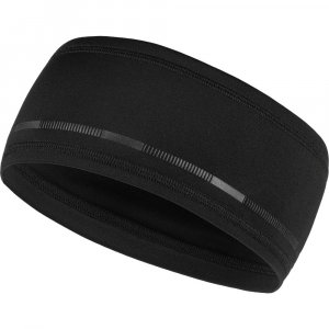 Спортивная повязка утепленная Jogge, черная Спортивная повязка утепленная Jogge, черная