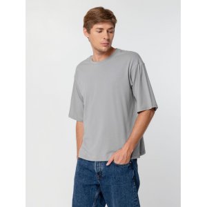 Футболка унисекс оверсайз Street Vibes, серая Футболка унисекс оверсайз Street Vibes, серая