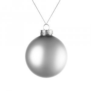 Оформительский шар Finery, 8 см, матовый серебристый Оформительский шар Finery, 8 см, матовый серебристый