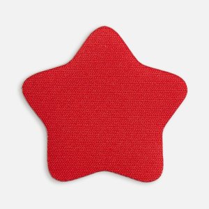 Наклейка тканевая Lunga Bial, M, красная