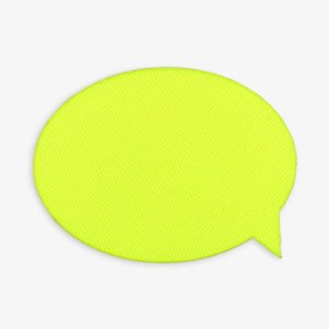 Наклейка тканевая Lunga Bubble, M, желтый неон Наклейка тканевая Lunga Bubble, M, желтый неон