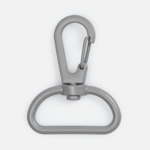 Застежка-карабин Snap Hook, L, серая