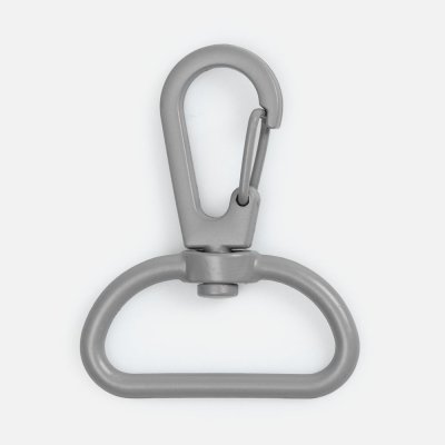Застежка-карабин Snap Hook, L, серая