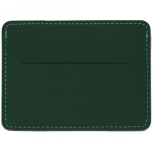 Чехол для карточек Shall Simple, зеленый