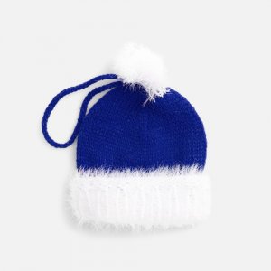 Подвеска на елку «Вьюжка», шапочка, синяя Подвеска на елку «Вьюжка», шапочка, синяя