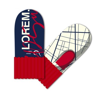 Варежки на заказ Joyful Grand, акрил