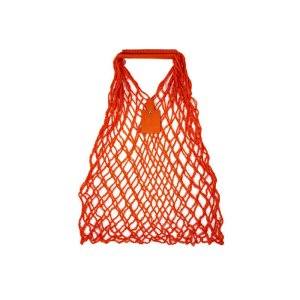 Авоська Dream М old style 15 литров с кожаными ручками, оранжевый (5)