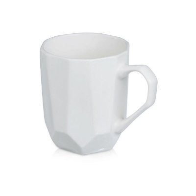 Кружка с гранями Amery, 310мл, белый глянцевый