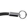 Кабель для зарядки Tres с брелоком, черный
