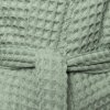 Халат вафельный женский Boho Kimono, зеленая мята