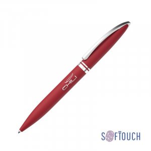 Ручка шариковая "Rocket", покрытие soft touch, цвет красный