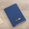 Шильд металлический, покрытие soft touch, подложка хром, цвет темно-синий