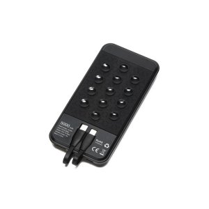 Портативное беспроводное зарядное устройство Octopus Air, 5000 mAh, черный Портативное беспроводное зарядное устройство Octopus Air, 5000 mAh, черный