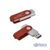 Флеш-карта "Vostok", объем памяти 16Gb, покрытие soft touch, цвет красный