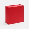 Коробка складная Quadra Fold, красная