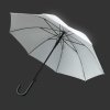 Зонт-трость "Reflect", полуавтомат, светоотражающий серый