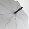 Зонт-трость "Reflect", полуавтомат, светоотражающий серый