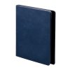 Ежедневник недатированный Solas, формат А5, с магнитом темно-синий, кремовый блокв линейку