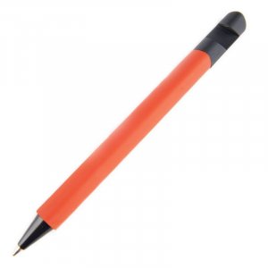 N5 soft, ручка шариковая, красный/черный, пластик,soft-touch, подставка для смартфона