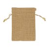 Мешочек подарочный, джут, средний, натуральный