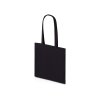 Шоппер Basio из переработанного хлопка 280 г, черный