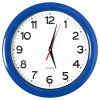Часы настенные "ПРОМО" разборные ; яркий синий, D28,5 см; пластик