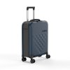 Чемодан складной Rollink Vega 360 55x40x20 см, 4 колеса, серо-синий