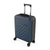 Чемодан складной Rollink Vega 360 55x40x20 см, 4 колеса, серо-синий
