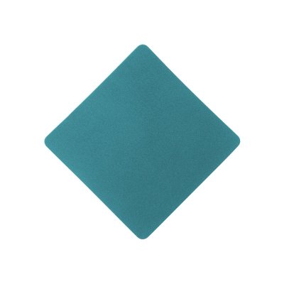 ПАТЧ РОМБ nubuk (голубой) 7,6 х 7,6 см
