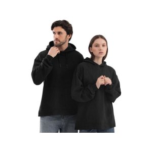 Худи оверсайз Alpha.01 унисекс, черный