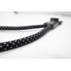 Ремешок-держатель для телефона с зарядным кабелем USB-C - USB-C Lany Wristband Charge Eco, серый