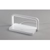 Лампа складная "Smart Light" с беспроводным (10W) зарядным устройством и подставкой для смартфона, цвет белый