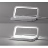 Лампа складная "Smart Light" с беспроводным (10W) зарядным устройством и подставкой для смартфона, цвет белый
